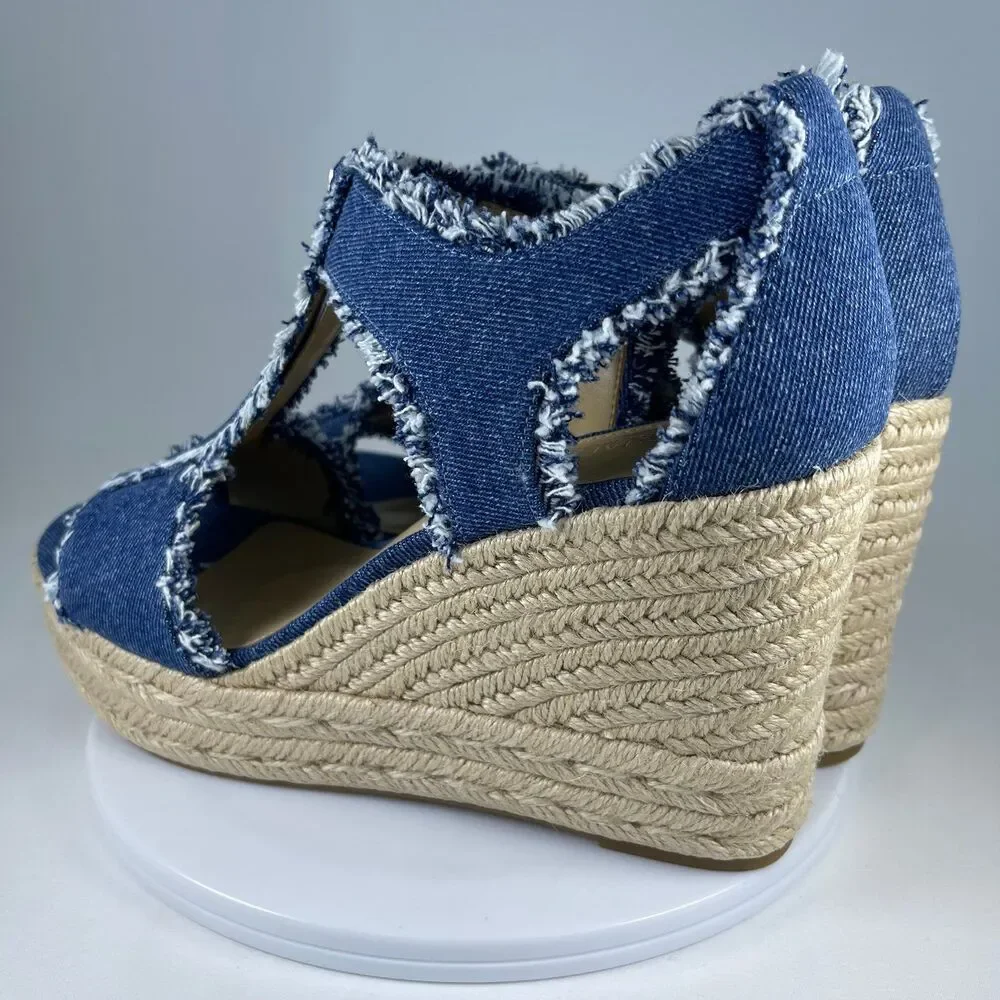 Michael Kors Women's Berkley Mid Wedge Sandals | 9.5 M | NEW - Picture 5 of 12
